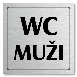 Piktogram WC muži